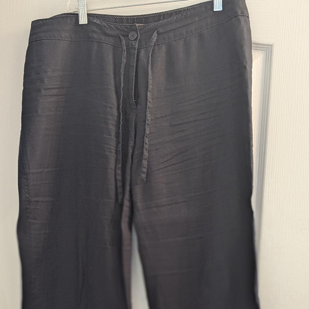 Tommy Bahama Black Linen Pants